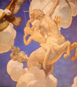 "Chiron_and_Achilles_c1922-1925_John_Singer_Sargent.