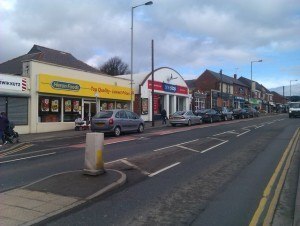 Maltby High Street during a quiet period!