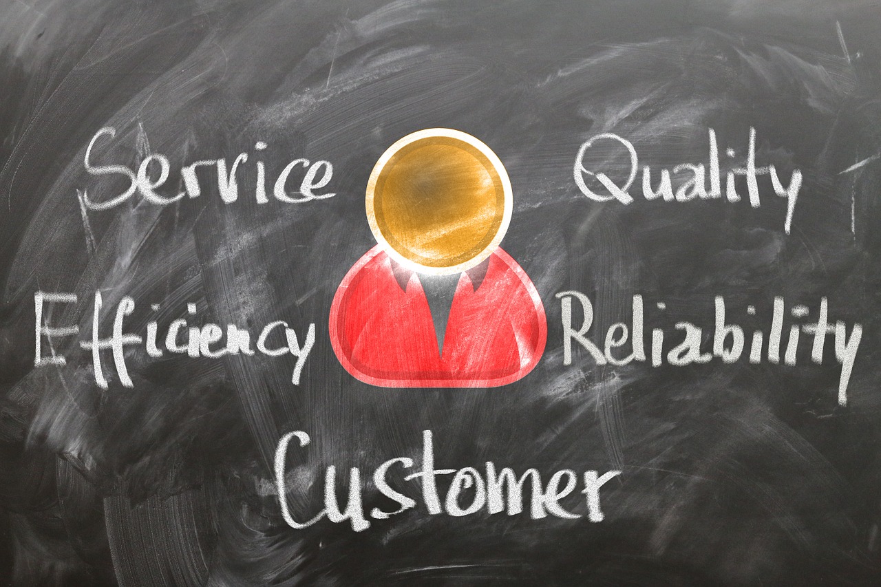 Customer: service, quality, efficiency, reliability