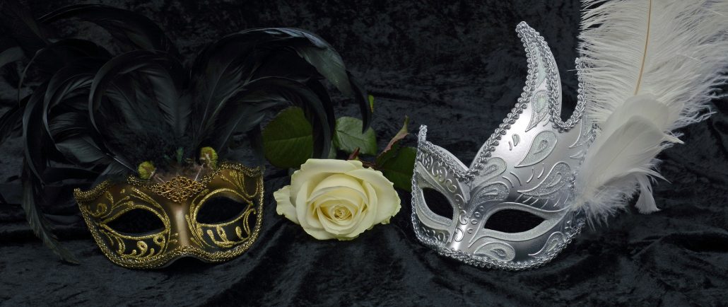 Rose and masks